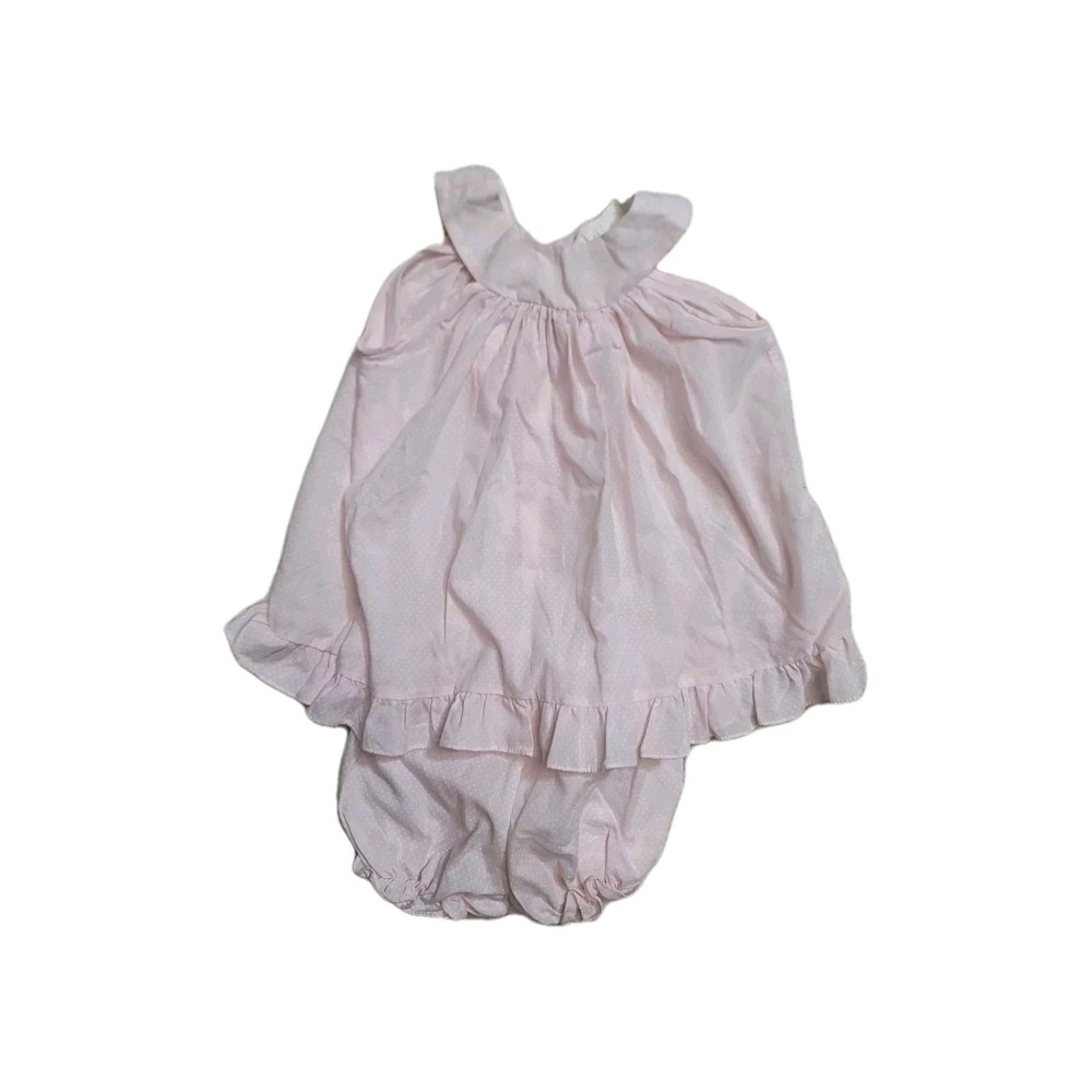 Vintage‎  All Mine Girls Dress  2 T Pink White Dots